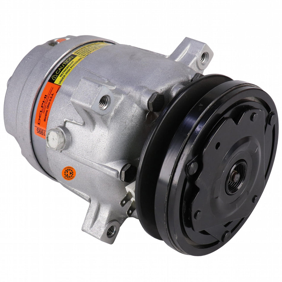 V5 A/C Compressor 5110511 for Mahindra 2555 Kioti DK45 DK55 DK65C DK901C Tractor Bobcat E80 Excavator