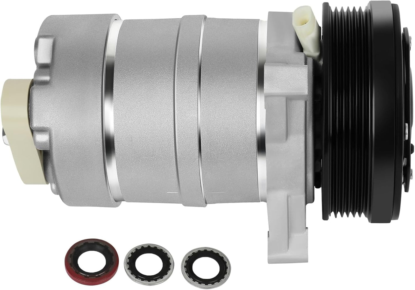 A/C Compressor with Clutch 1998-1999 Fit for Acura SLX 3.5L 1993-2002 Fit for Cadillac Eldorado 4.6L 1998-2001 Fit for Isuzu Trooper 3.5L AC Compressor Fast Cooling 6 Grooves