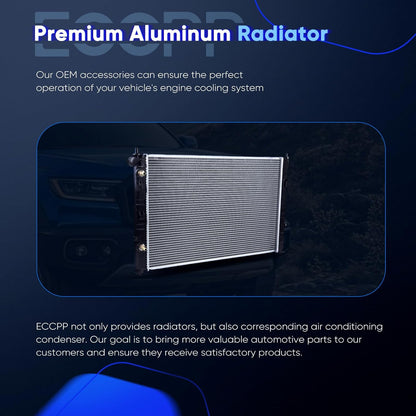 2768 Aluminum Radiator for 2002-2006 for Mazda for MPV 3.0L Automatic Transmission Automotive Replacement Engine Radiators Replace# AJ5115200B, MA3010197 Car Parts
