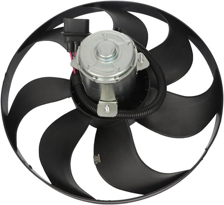 Radiator Fan fit 2000-2002 for TT 2000-2006 for TT Quattro 1999-2006 for Golf 1999-2005 for Jetta, Cooling Fan - KUDUPARTS