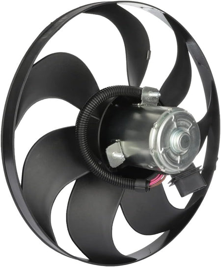 Radiator Fan fit 2000-2002 for TT 2000-2006 for TT Quattro 1999-2006 for Golf 1999-2005 for Jetta, Cooling Fan - KUDUPARTS