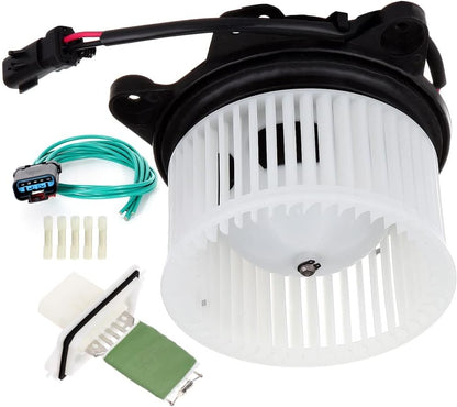 HVAC Blower Motor and Resistor Fit For 2001-2004 for Dodge Dakota Base SLT SXT Sport R/T Extended Cab Pickup 2.5L 3.7L 3.9L 5.9L, 2001-2003 for Dodge Durango Base SLT R/T Sport Utility 4.7L 5.9L