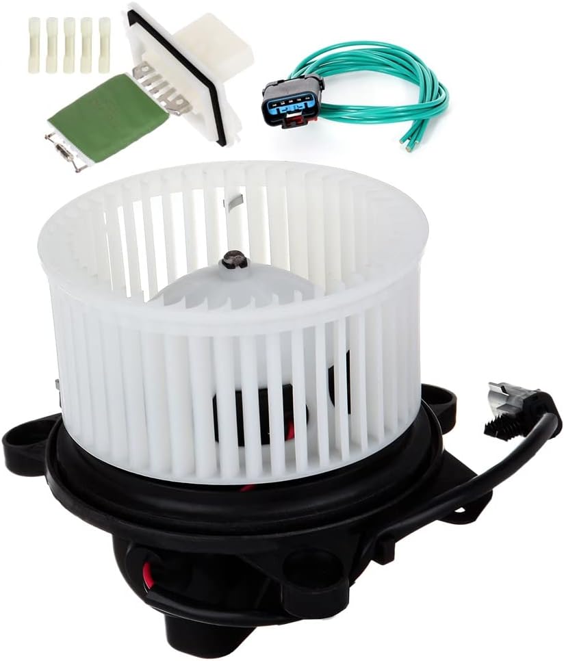 HVAC Blower Motor and Resistor Fit For 2001-2004 for Dodge Dakota Base SLT SXT Sport R/T Extended Cab Pickup 2.5L 3.7L 3.9L 5.9L, 2001-2003 for Dodge Durango Base SLT R/T Sport Utility 4.7L 5.9L