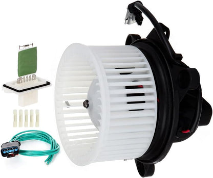 HVAC Blower Motor and Resistor Fit For 2001-2004 for Dodge Dakota Base SLT SXT Sport R/T Extended Cab Pickup 2.5L 3.7L 3.9L 5.9L, 2001-2003 for Dodge Durango Base SLT R/T Sport Utility 4.7L 5.9L