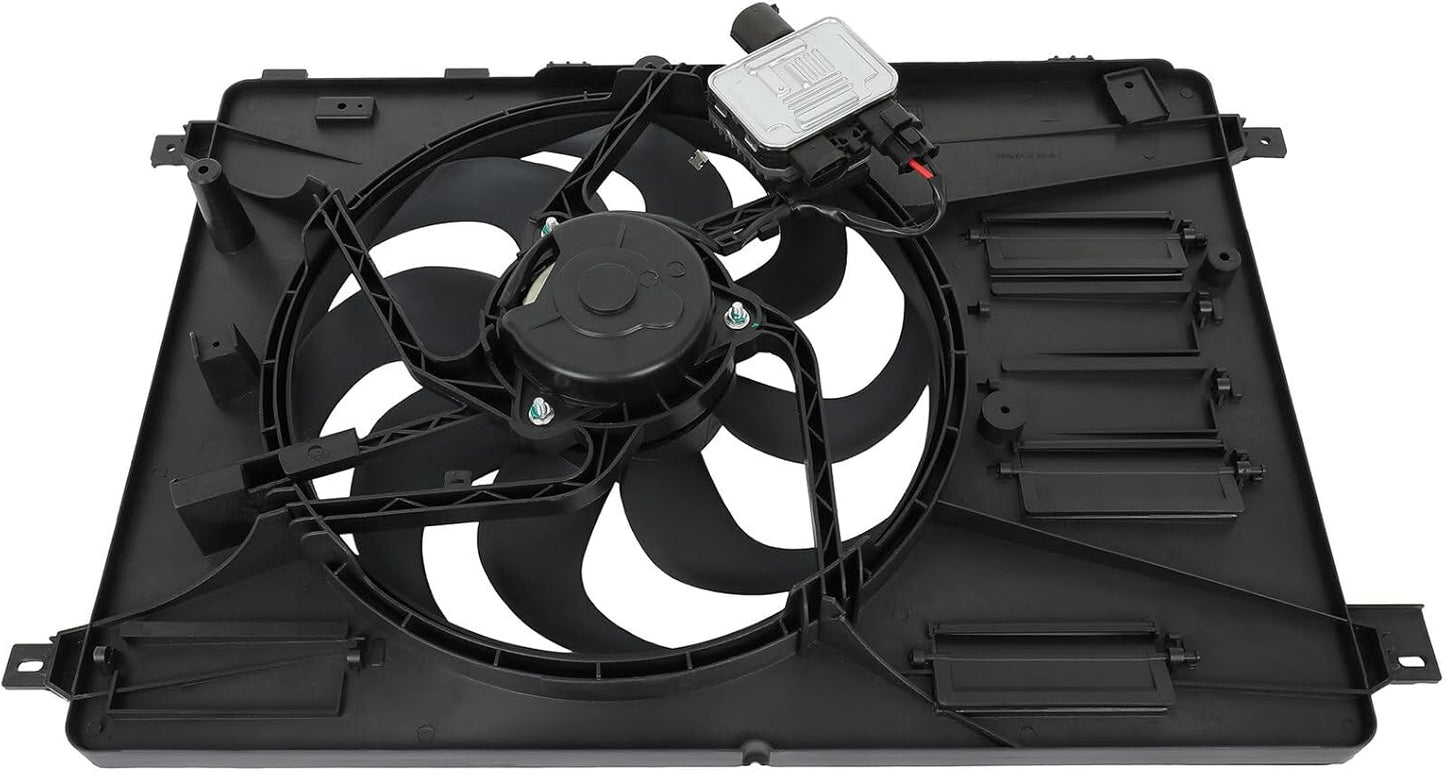 Cooling Radiator Fan Compatible with 2008-2014 Land Rover LR2