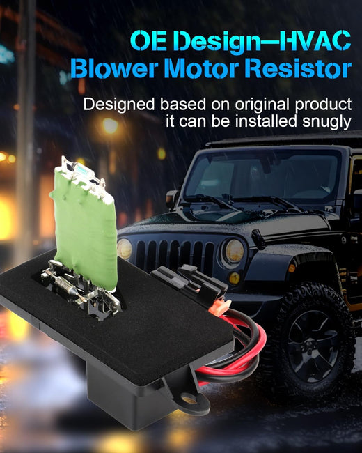 AC Blower Motor Resistor for Cadillac, Chevrolet, GMC – Compatible with Silverado 1500/2500/3500, Sierra, Escalade, Avalanche, Suburban, Tahoe, Yukon 1999-2007 Manual Control – RU-571, 973-00 - KUDUPARTS