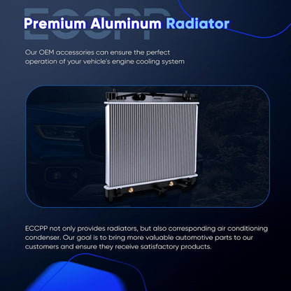 2890 Engine Coolant Radiator Compatible with Scion xD 1.8L 2008-2014 & Toyota Yaris 1.5L 2007-2019