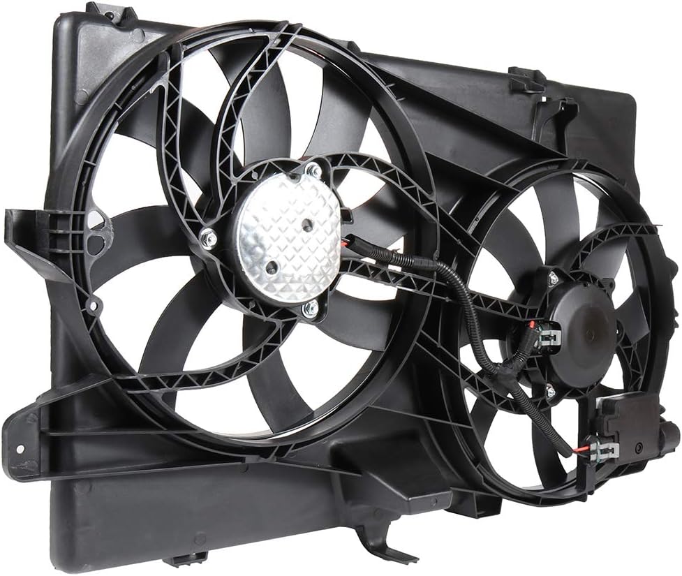 Replacement A/C Condenser Radiator Cooling Fan for 2007-2015 Ford Edge Lincoln MKX 3.5L 3.7L - KUDUPARTS