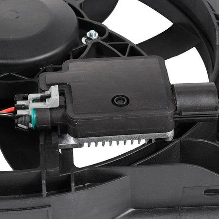 Replacement A/C Condenser Radiator Cooling Fan for 2007-2015 Ford Edge Lincoln MKX 3.5L 3.7L - KUDUPARTS
