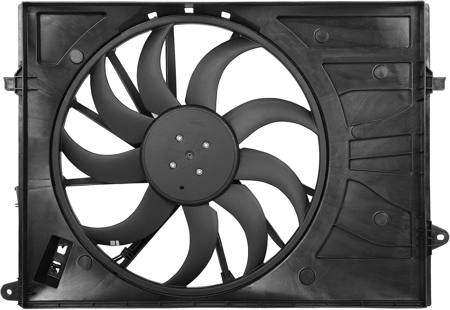 Radiator Cooling Fan Assembly Compatible with 2019-2020 for Hyundai Santa Fe Essential/Limited/Preferred Sport Utility 4-Door,Engine Cooling Fan Automotive Replacement 624410
