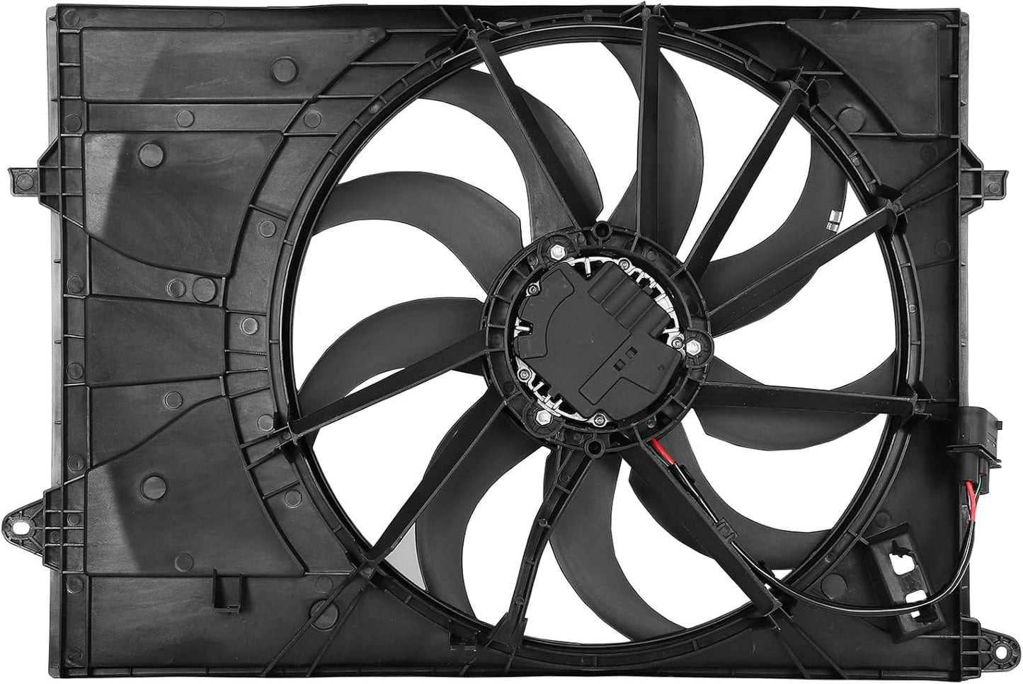 Radiator Cooling Fan Assembly Compatible with 2019-2020 for Hyundai Santa Fe Essential/Limited/Preferred Sport Utility 4-Door,Engine Cooling Fan Automotive Replacement 624410