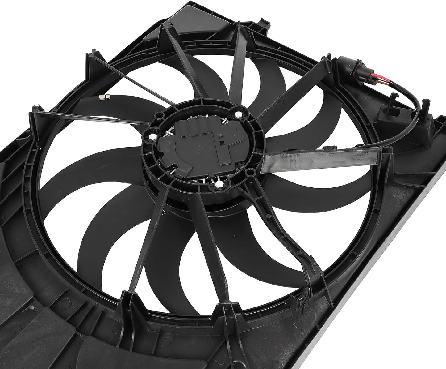 Radiator Cooling Fan Assembly Compatible with 2019-2020 for Hyundai Santa Fe Essential/Limited/Preferred Sport Utility 4-Door,Engine Cooling Fan Automotive Replacement 624410