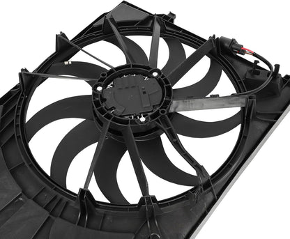 Radiator Cooling Fan Assembly Compatible with 2019-2020 for Hyundai Santa Fe Essential/Limited/Preferred Sport Utility 4-Door,Engine Cooling Fan Automotive Replacement 624410