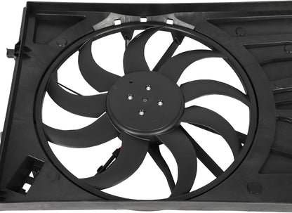 Radiator Cooling Fan Assembly Compatible with 2019-2020 for Hyundai Santa Fe Essential/Limited/Preferred Sport Utility 4-Door,Engine Cooling Fan Automotive Replacement 624410