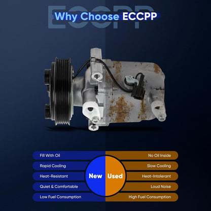 A/C Compressor with Clutch for Nissan Frontier