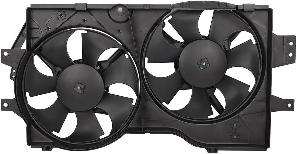 620140 Radiator Fan Compatible 2000 for Chrysler Grand Voyager 1996-2000 for Chrysler Town & Country 2000 for Chrysler Voyager, Cooling Fans