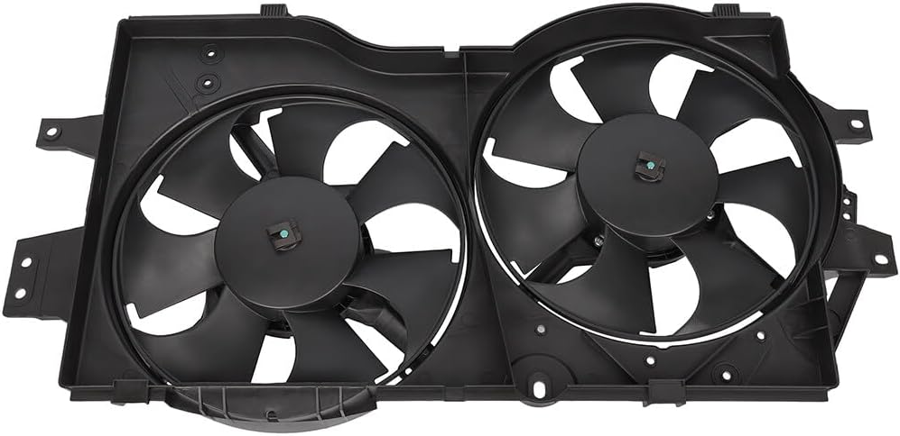 620140 Radiator Fan Compatible 2000 for Chrysler Grand Voyager 1996-2000 for Chrysler Town & Country 2000 for Chrysler Voyager, Cooling Fans