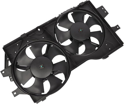 620140 Radiator Fan Compatible 2000 for Chrysler Grand Voyager 1996-2000 for Chrysler Town & Country 2000 for Chrysler Voyager, Cooling Fans