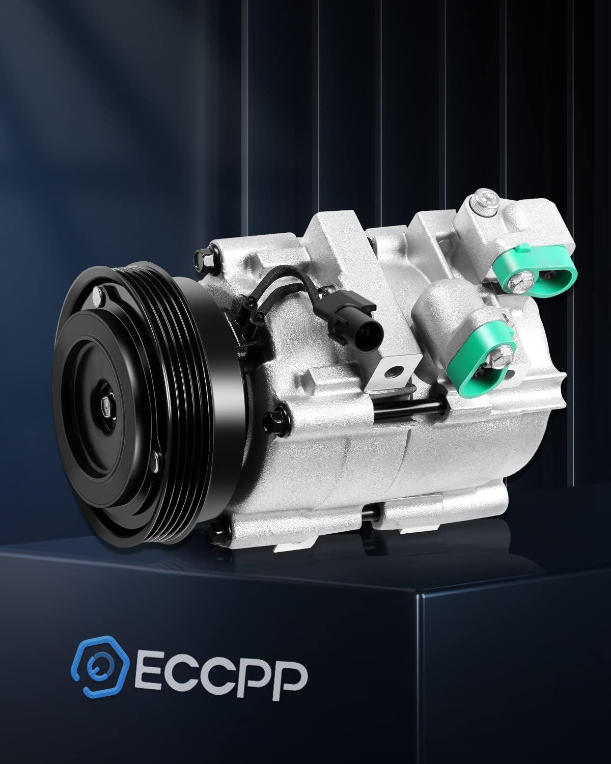 A/C Compressor with Clutch for Hyundai Santa Fe, Kia Magentis/Optima 2.4L (1999-2008) – Fast Cooling