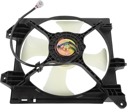 Cooling Fan Assembly Compatible with Mitsubishi Lancer 2002-2019, 2021 & Nissan Frontier 2005-2019, 2021 - Replaces 620311, MN185142, MR958398