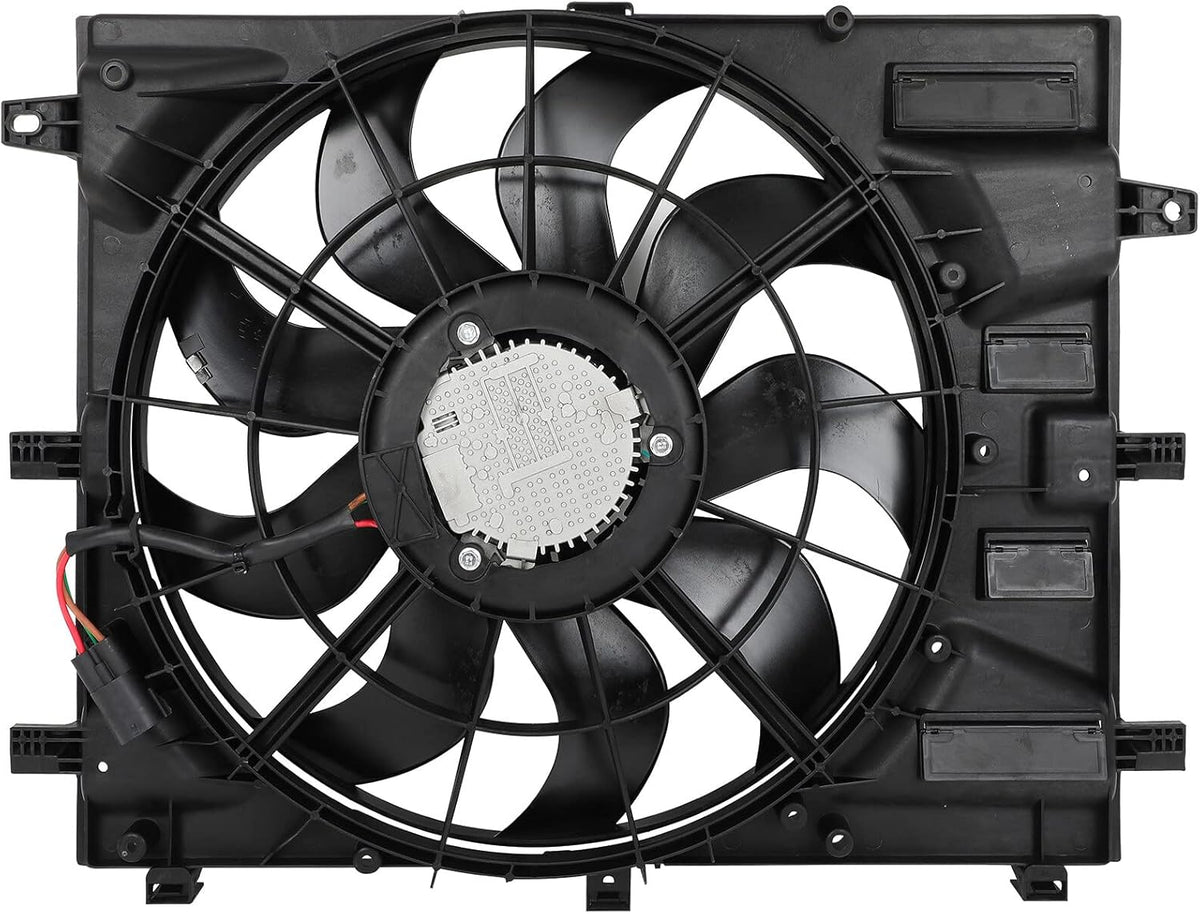 Radiator Cooling Fan Assembly Compatible with 2018-2019 Chevy Equinox & GMC Terrain - KUDUPARTS