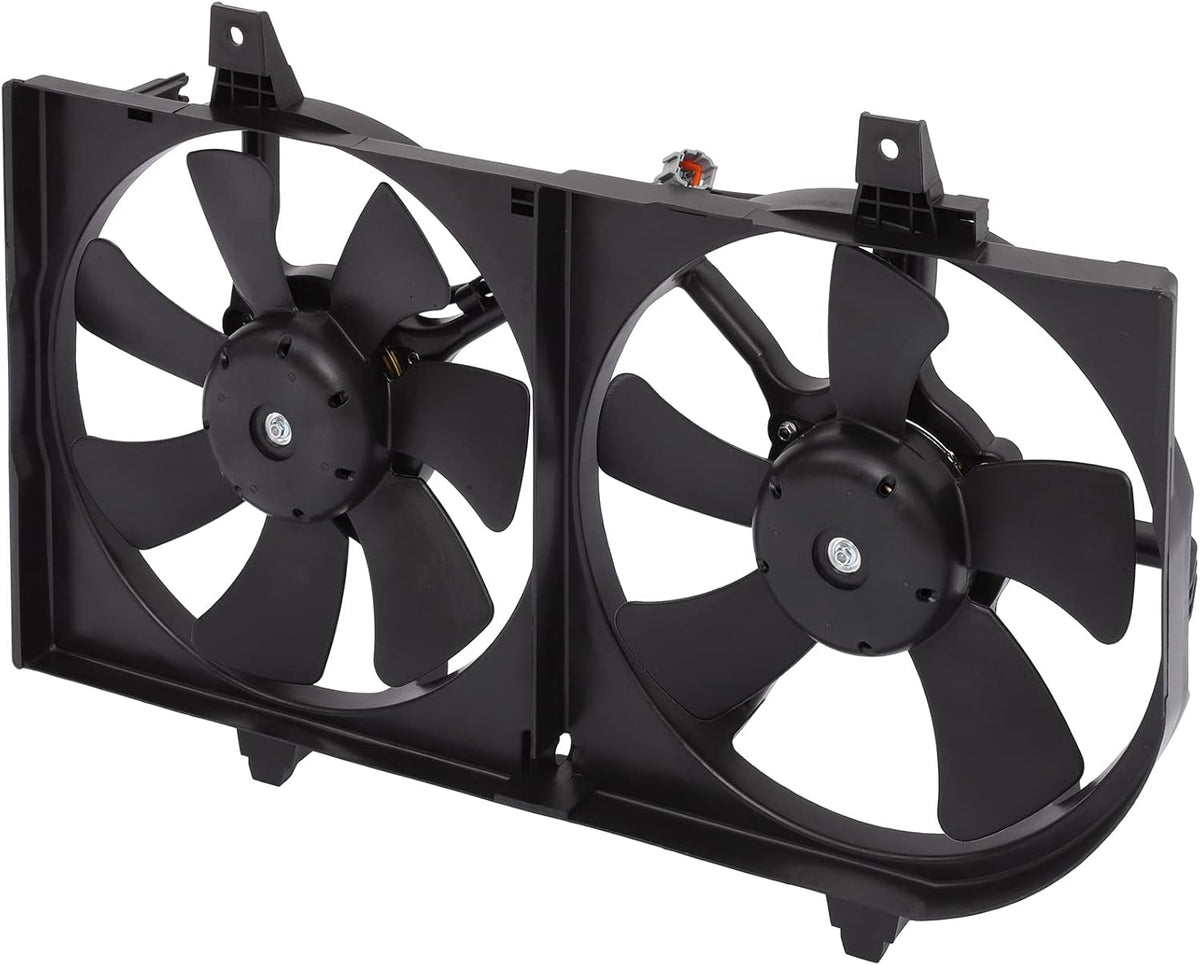 Radiator Cooling Fan Assembly Compatible with 2000-2001 for Nissan Sentra,Engine Cooling Fan Automotive Replacement 620730,674-59684,NI3115123,620-424,620424,214814Z320,214814Z322 - KUDUPARTS