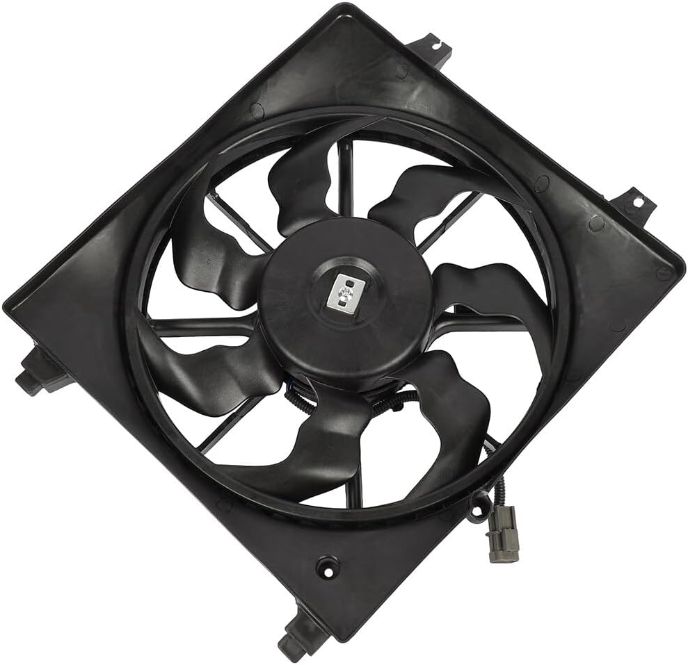 Radiator Cooling Fan Compatible with 2007-2009 Hyundai Santa Fe 601000 620-703 674-50287 - KUDUPARTS