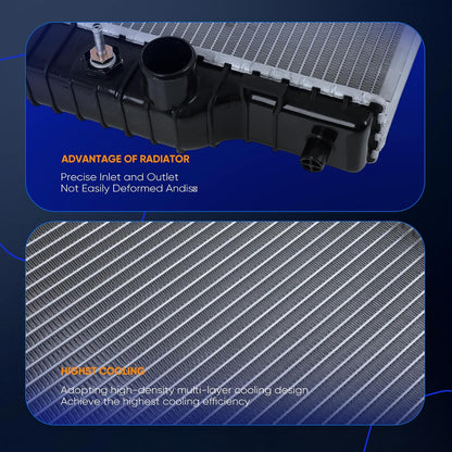 1725 Radiator for 1995-1996 for Ford for F-250 7.3L 1997 for Ford for F-250 HD 7.3L 1995-1997 for Ford for F-350 7.3L Automotive Replacement Engine Radiators