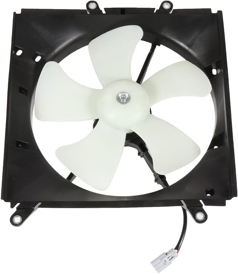 Radiator Cooling Fan Assembly Compatible with 1993-1997 for Geo Prizm/for Toyota Corolla,Replace 620-500,600150,75242,FA70070,1636102050,1636111020,1636302040,1636374020,1671102050 - KUDUPARTS