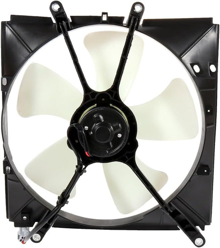 Radiator Cooling Fan Assembly Compatible with 1993-1997 for Geo Prizm/for Toyota Corolla,Replace 620-500,600150,75242,FA70070,1636102050,1636111020,1636302040,1636374020,1671102050 - KUDUPARTS