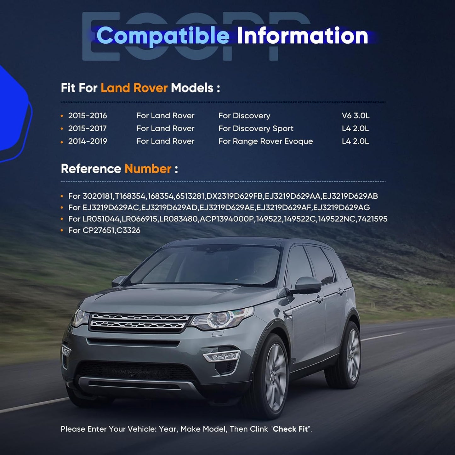 Land Rover Discovery Sport 2.0L AC Compressor with Clutch (2015-2017) – Fast Cooling