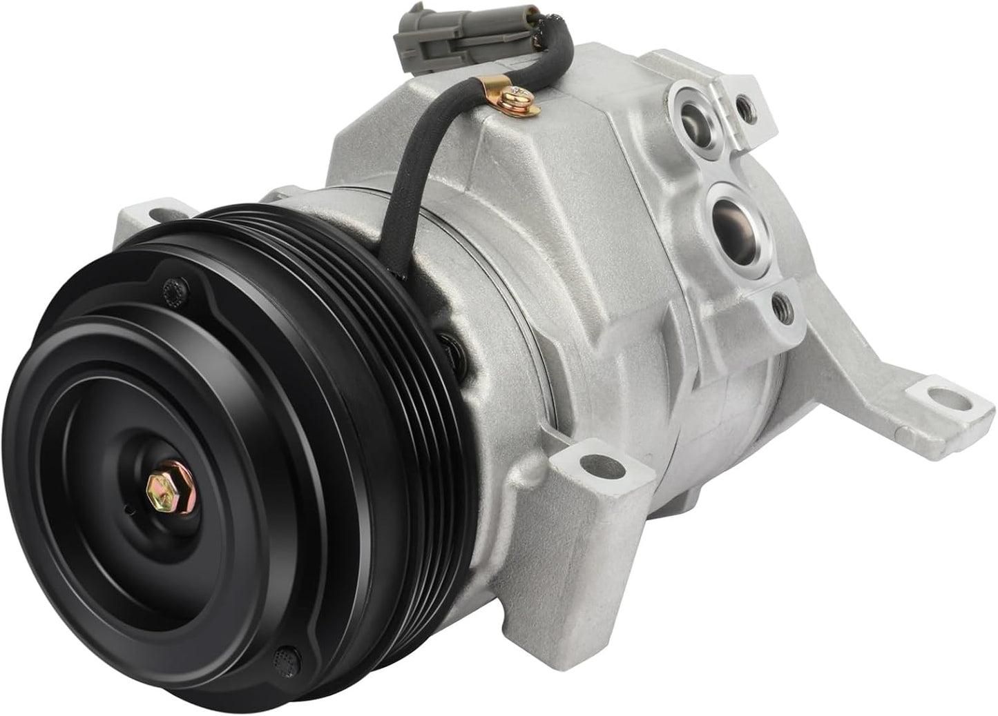 Fast Cooling A/C Compressor with Clutch, 4 Groove - Compatible with 2006-2016 Chevrolet Express 1500/2500