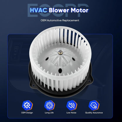 700202 HVAC Blower Motor - Compatible with 2005-2010 Honda Odyssey, 2005-2009 Subaru Legacy/Outback, 2004-2005 Toyota RAV4 - OE 79220-SHJ-A01, A02