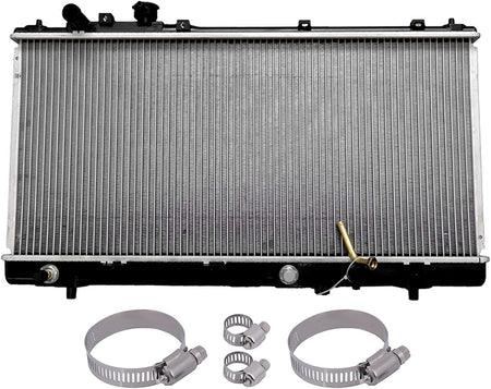 Replacement 2303 Radiator 8MM-10MM,30MM-50MM Hose Clamp fit for 1999-2003 for Mazda for Protege 1.6L 1999-2000 for Mazda for Protege 1.8L 2001-2003 for Mazda for Protege 2.0L - KUDUPARTS