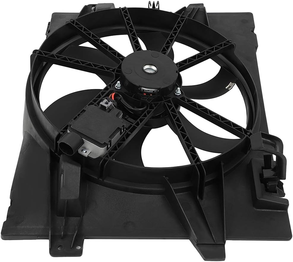 Radiator Cooling Fan Assembly Compatible with 2006-2011 for Ford Crown Victoria/for Lincoln Town Car/for Mercury Grand Marquis,Replace 620-119,621380CU,‎FO3115178,621-353,FA70841,CF15005 - KUDUPARTS