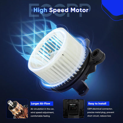 AC Blower Motor Fit for 2016-2022 for Chevrolet Spark HVAC Heater Blower Motor Replacement 700360