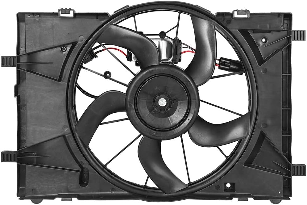 Radiator Fan for 2010-2012 Ford Fusion S & SE Sedan - Replaces OEM 622430, 76258