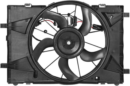 Radiator Fan for 2010-2012 Ford Fusion S & SE Sedan - Replaces OEM 622430, 76258 - KUDUPARTS