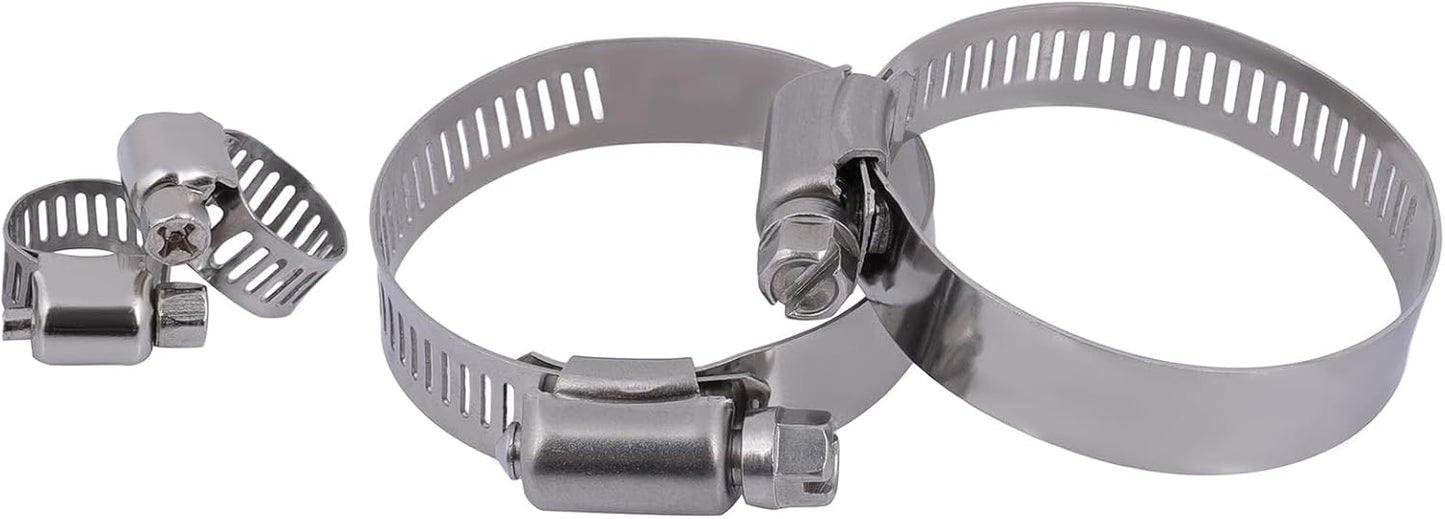 Replacement 2443 Radiator Hose Clamp - 8-10mm & 30-50mm - Fits 2002-2006 Honda CR-V 2.4L, 2003-2006 Honda Element 2.4L