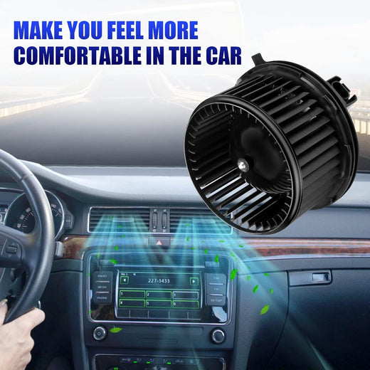 AC Blower Motor with Fan - Compatible with 2003-2006 Chevy Silverado 1500/2500, Suburban, Avalanche, GMC Sierra, Yukon, Cadillac Escalade - HVAC Heater Blower Motor Replaces #700191 - KUDUPARTS