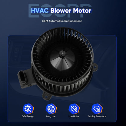 HVAC Blower Motor with Fan Cage – A/C Heater Assembly Replacement Compatible with 2017–2019 Mitsubishi Outlander & Outlander Sport