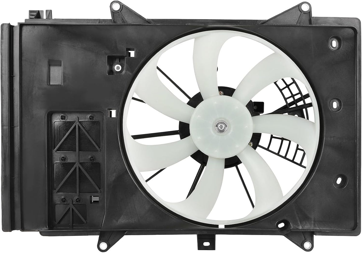 Radiator Cooling Fan Assembly Compatible with 2016-2022 Mazda CX-3 – Engine Cooling Fan Replacement 621560, 624030, 621-560, MA3115166, PEHH15025 - KUDUPARTS