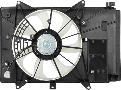 Radiator Cooling Fan Assembly Compatible with 2016-2022 Mazda CX-3 – Engine Cooling Fan Replacement 621560, 624030, 621-560, MA3115166, PEHH15025
