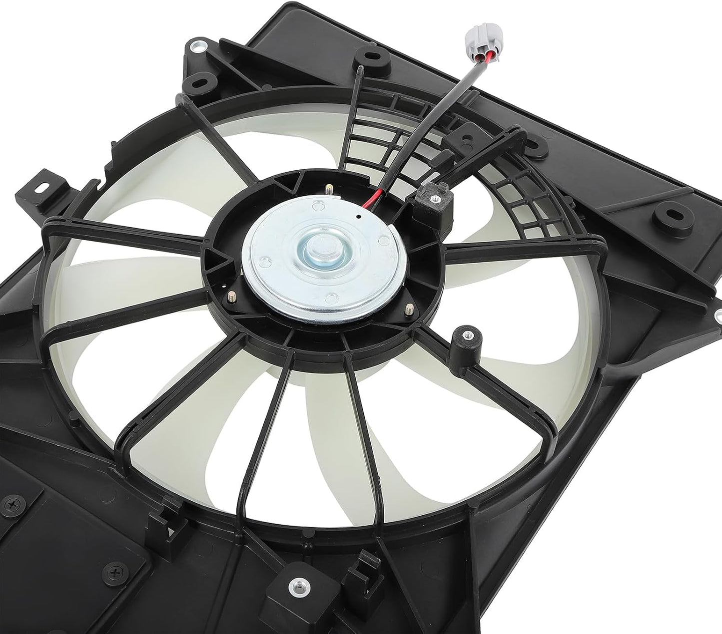 Radiator Cooling Fan Assembly Compatible with 2016-2022 Mazda CX-3 – Engine Cooling Fan Replacement 621560, 624030, 621-560, MA3115166, PEHH15025
