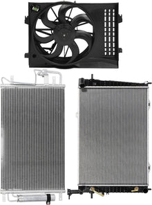2005-2009 Hyundai Tucson 2.7L & 2005-2010 Kia Sportage 2.7L Radiator Cooling Fan Assembly (Replaces 3323, 2785, 620-786, 621050)