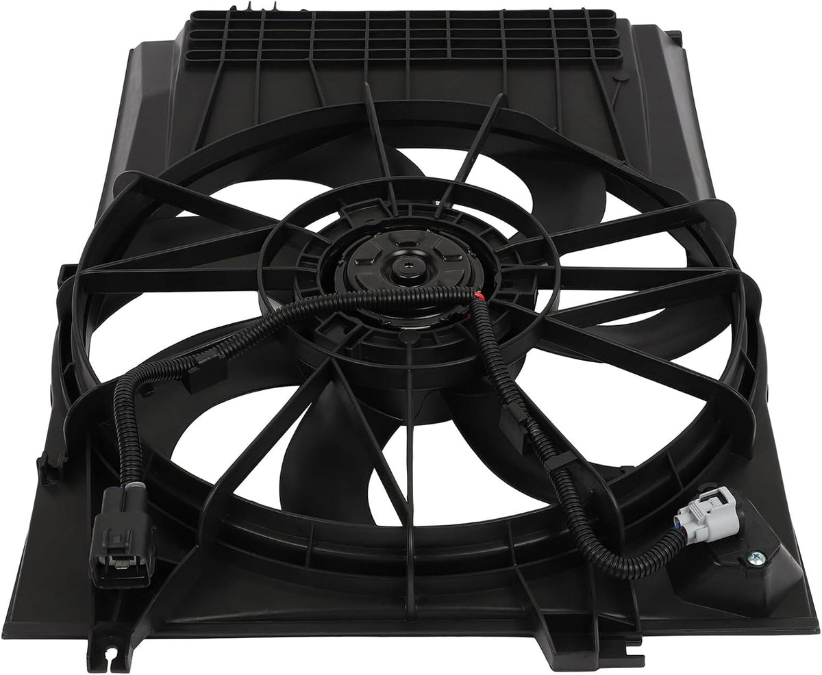 2005-2009 Hyundai Tucson 2.7L & 2005-2010 Kia Sportage 2.7L Radiator Cooling Fan Assembly (Replaces 3323, 2785, 620-786, 621050) - KUDUPARTS