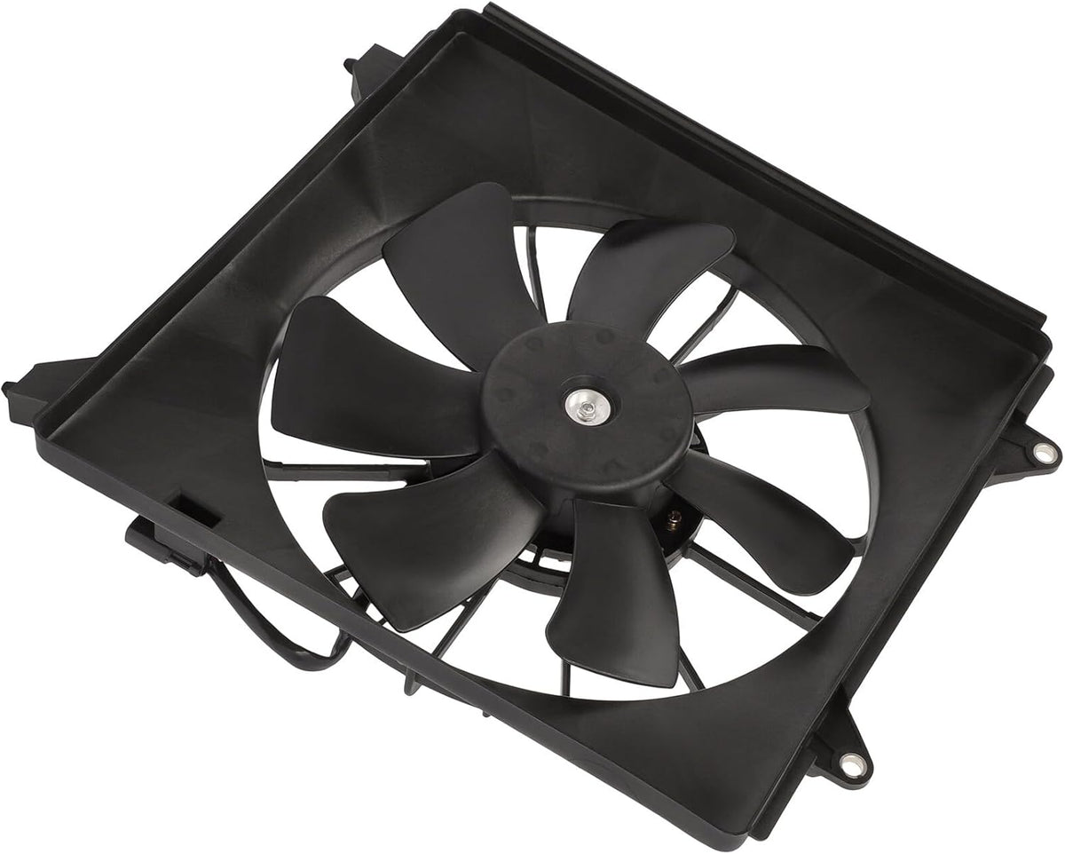 A/C Condenser Cooling Fan Assembly Compatible with Honda Accord 2013-2017 - KUDUPARTS