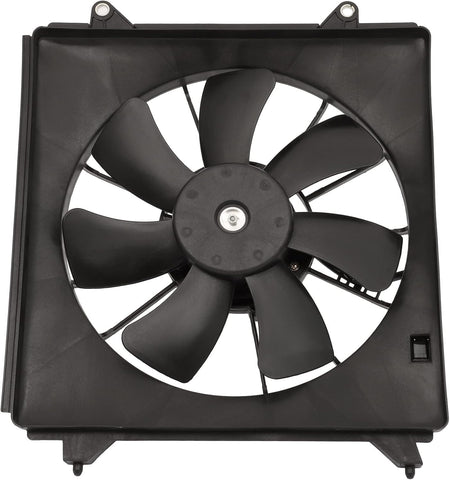 A/C Condenser Cooling Fan Assembly Compatible with Honda Accord 2013-2017 - KUDUPARTS