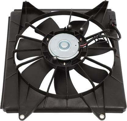 A/C Condenser Cooling Fan Assembly Compatible with Honda Accord 2013-2017