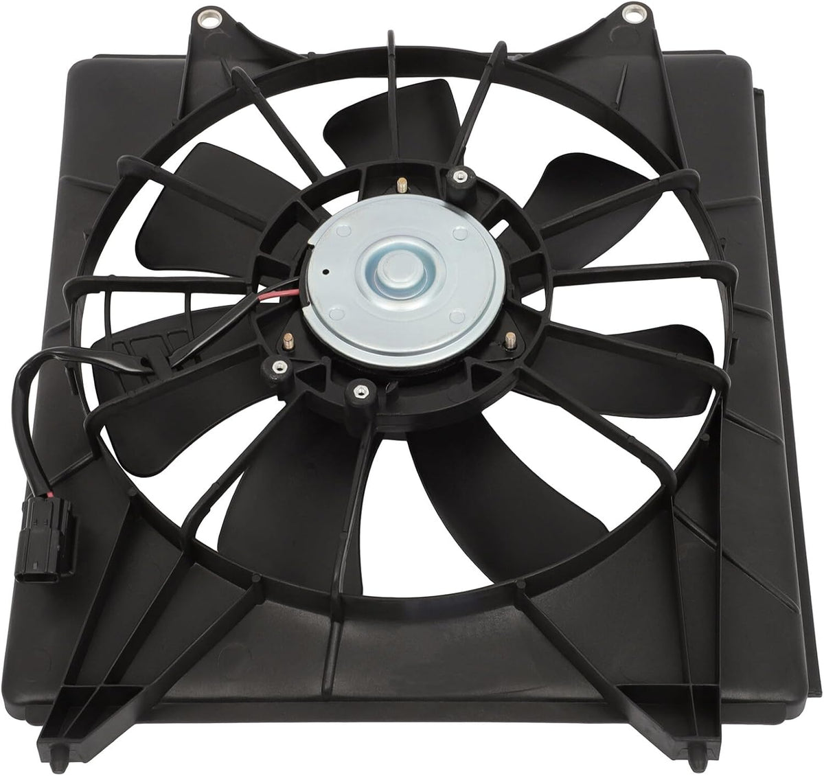 A/C Condenser Cooling Fan Assembly Compatible with Honda Accord 2013-2017 - KUDUPARTS